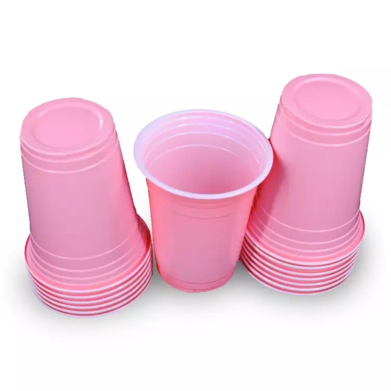 Công ty sản xuất ly nhựa màu hồng dùng 1 lần giá rẻ số #1 HCM