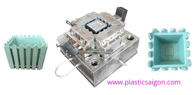 Khuôn chậu hoa hình vuông theo yêu cầu Khuôn chậu hoa hình vuông theo yêu cầu, khuôn ép nhựa, khuôn ngành nhựa, khuôn mẫu, khuôn chậu hoa, khuôn ép nhựa, khuôn mẫu