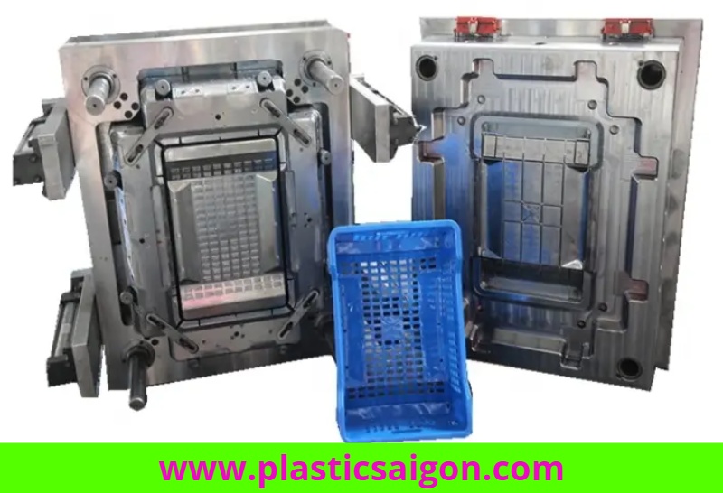 Khuôn thùng nhựa vận chuyển trái cây, khuôn giỏ đựng trái cây, khuôn cho ngành nhựa, khuôn mâu, khuôn ép nhựa,gia công khuôn,  xưởng làm khuôn ép nhựa