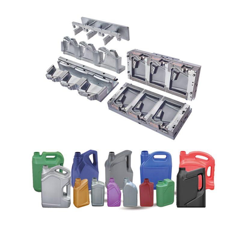 Trang chủ Khuôn thổi chai dầu nhớt nhựa HDPE