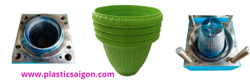 Khuôn ép chậu hoa hình trụ tháp theo yêu cầu, khuôn chậu cây, gia công khuôn, nhận làm khuôn, khuôn mẫu sài gòn, khuôn mẫu Việt Nam, gia công ép nhựa, xưởng làm khuôn ép nhựa