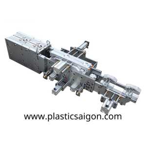 Alternative view of Khuôn thổi chai dầu động cơ 5L có chức năng xả khí