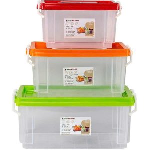 Bộ 3 hộp đựng thực phẩm đa năng 2000ml – 3800ml – 6100ml tại TP. HCM