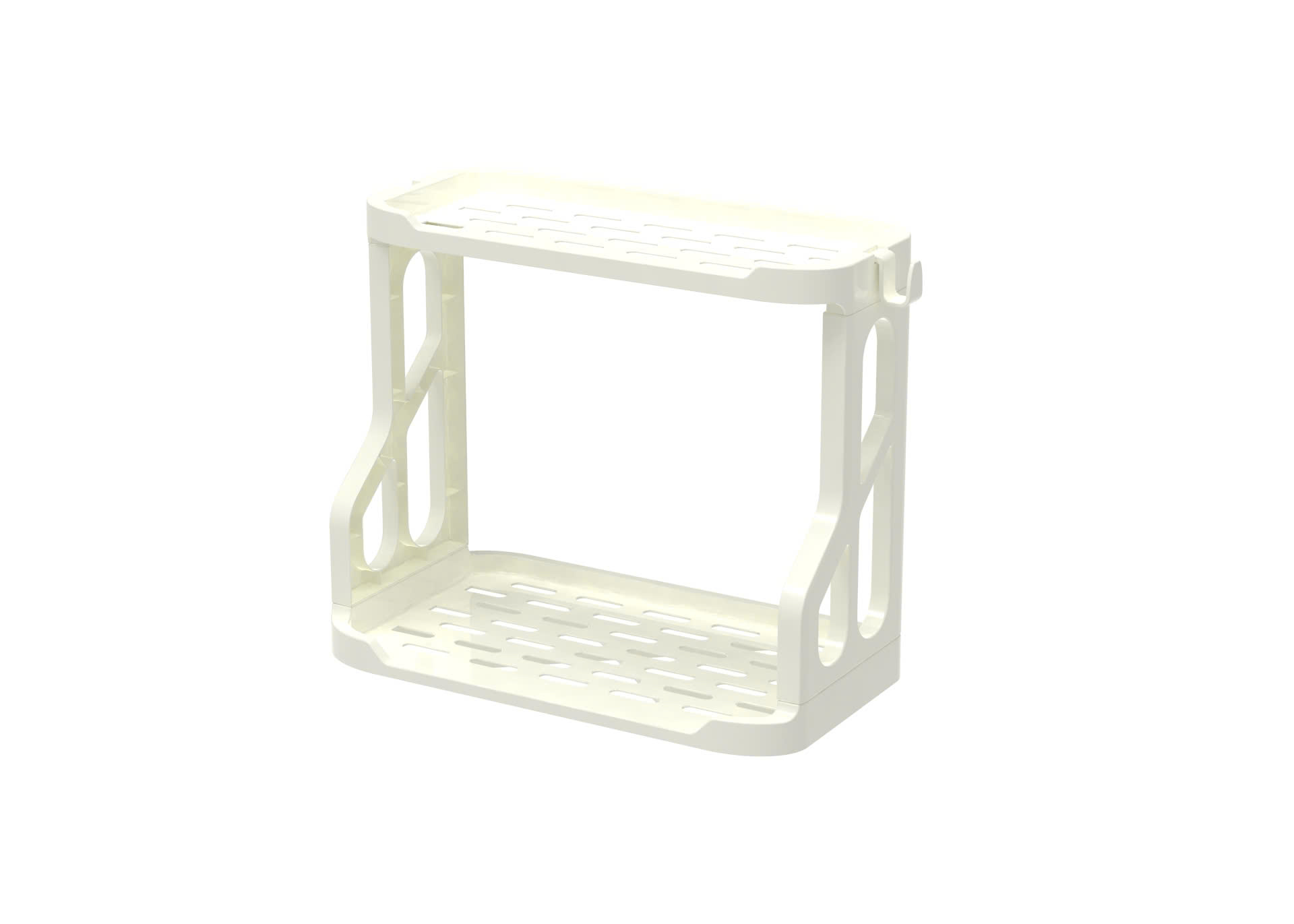 Bộ kệ gia vị nhựa cao cấp 2 tầng Bộ kệ gia vị nhựa cao cấp 2 tầng - Ảnh 2