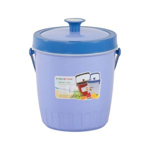 Bình Đá Tròn 9L Sọc - Thùng Đá Nhựa PP Bền Đẹp Giá Tốt