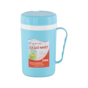 Ca Giữ Nhiệt 350ml Nhựa PP Bền Đẹp, Đa Màu Lựa Chọn