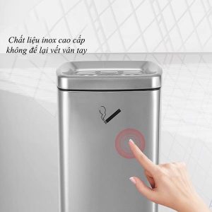 Cây gạt tàn thuốc công cộng inox bền đẹp chống ăn mòn