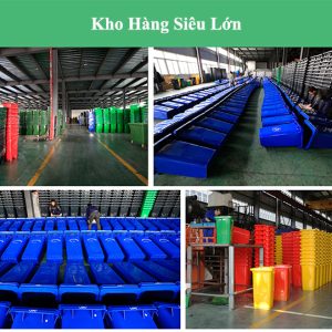 Combo 10 Thùng rác nhựa 240 lít HDPE Plasticsaigon - anh san pham