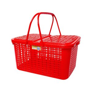 Giỏ nhựa quai 2 tiện lợi kích thước lớn, bền bỉ, màu sắc đa dạng