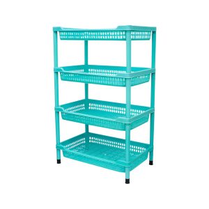 Kệ Dĩa Nhựa PP 3 Tầng & 4 Tầng Bền Chắc - Plastic Sài Gòn