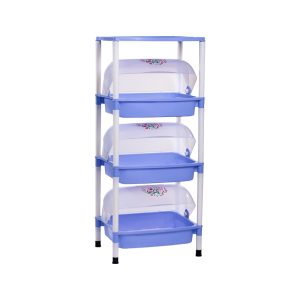 Kệ Nắp 360 Nhựa PP Bền Đẹp - Kệ Nhựa Đa Tầng Tiện Lợi