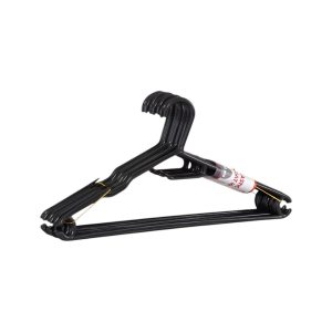 Móc Áo Đen Chất Liệu PP Bền Chắc - Móc Treo Quần Áo Tiện Lợi