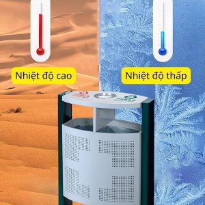 Thùng đựng rác công cộng ngoài trời Plasticsaigon - anh san pham
