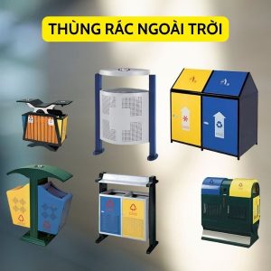 Thùng phân loại rác 2 ngăn nắp bập bênh Plasticsaigon - hinh 2