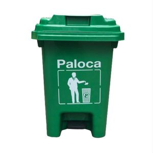 Thùng rác 60L đạp chân nhựa HDPE bền, tiện dụng cho văn phòng và gia đình
