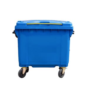 Thùng rác 660L màu xanh dương nhựa HDPE giá rẻ Plasticsaigon - hinh 2