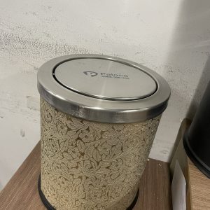 Thùng rác bọc giả da màu vàng Ø25 Plasticsaigon - hinh 2