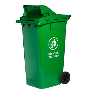 Thùng rác composite 240l nắp hở Plasticsaigon - hinh 2