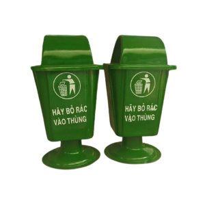 Thùng rác composite 50L chân nhựa Plasticsaigon - hinh 2