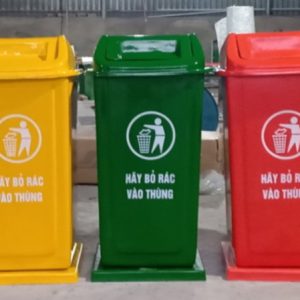 Thùng rác composite 90L có đế Plasticsaigon - hinh 2