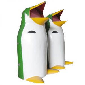 Thùng rác composite chim cánh cụt 70 lít Plasticsaigon - anh san pham