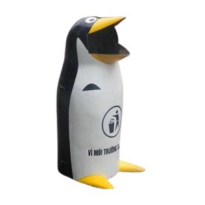Thùng rác composite chim cánh cụt 70 lít Plasticsaigon - hinh 2