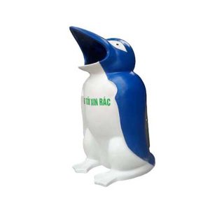 Thùng rác composite chim xanh Plasticsaigon - anh san pham
