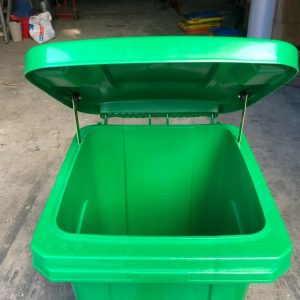 Thùng rác đạp chân 120 lít nhựa HDPE có bánh xe – Giảm 30% Plasticsaigon - hinh 2