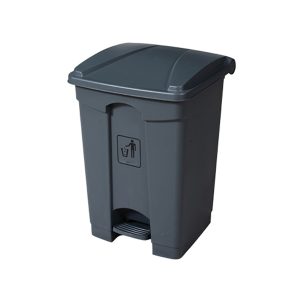 Thùng rác đạp chân 45L màu xám Plasticsaigon - anh san pham