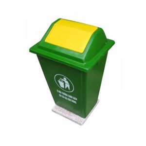 Thùng rác đế đá 60L Plasticsaigon - hinh 2