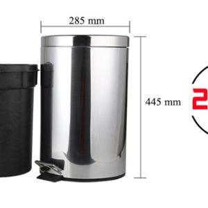 Thùng rác inox 20 lít đạp chân – Giảm giá 30% Plasticsaigon - hinh 2