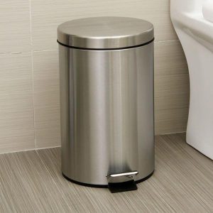 Thùng rác inox 304 đạp chân tròn 20L Plasticsaigon - anh san pham