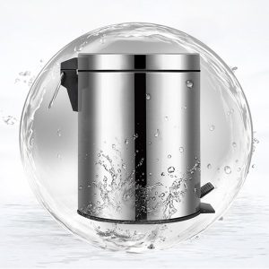 Thùng rác inox 304 đạp chân tròn 8L Plasticsaigon - hinh 2