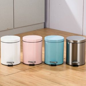 Thùng rác inox đạp chân cao cấp 30L chống ăn mòn bền bỉ