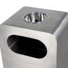 Thùng rác inox có gạt tàn Plasticsaigon - anh san pham