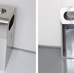 Thùng rác inox có gạt tàn Plasticsaigon - hinh 2