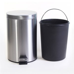 Thùng rác inox đạp chân tròn 30L Plasticsaigon - anh san pham