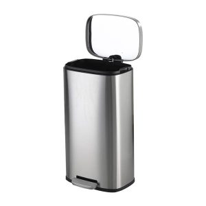 Thùng rác inox đạp chân vuông 16L Plasticsaigon - anh san pham