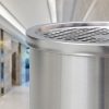 Thùng rác inox gạt tàn Ø30x61cm Plasticsaigon - anh san pham