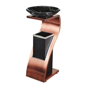 Thùng rác inox hình chữ Z 40L chịu lực cao, chống ăn mòn ngoài trời - hình 1