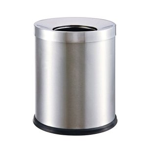 Thùng rác Inox không nắp Ø25 dung tích 25L bền bỉ cho văn phòng - hình 1