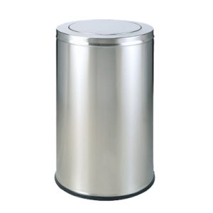 Thùng rác inox nắp bập bênh tròn Ø25xH60cm Plasticsaigon - anh san pham