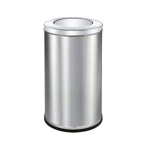 Thùng rác inox tròn nắp lật Ø35 Plasticsaigon - hinh 2