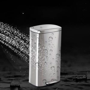 Thùng rác inox vuông đạp chân 30L Plasticsaigon - hinh 2