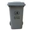 Thùng rác nhựa 100L màu ghi Plasticsaigon - anh san pham