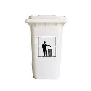 Thùng rác nhựa 240L màu trắng Plasticsaigon - hinh 2