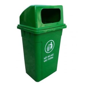 Thùng rác nhựa 90L nắp hở Plasticsaigon - anh san pham