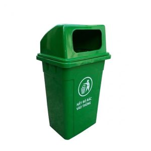 Thùng rác nhựa 90L nắp hở Plasticsaigon - hinh 2