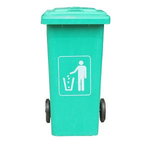 Thùng rác nhựa composite 120L xanh lá Plasticsaigon - anh san pham