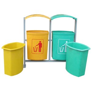 Thùng rác nhựa composite treo đôi 80L Plasticsaigon - anh san pham